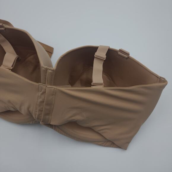 Skims Fits Everybody Strapless Underwire Bra in Clay Size 44H - Picture 5 of 7